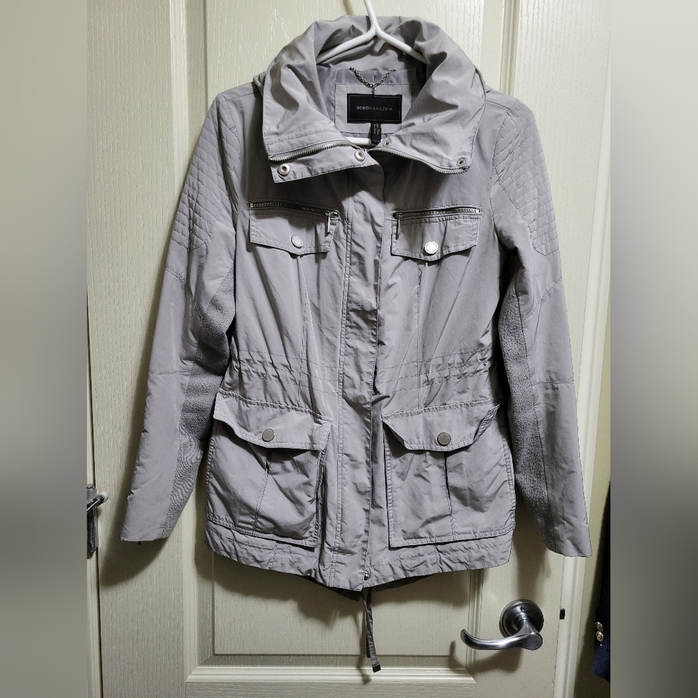 Bcbg Spring Jacket Light Grey XS